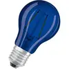 Image de OSRAM HOMELIGHTING 4058075434004 LED CEE G (A - G) E27 forme de poire 2.5 W = 4 W bleu (Ø x H) 60 mm x 105 mm non dimmable 1 pc(s)