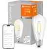 Image de LEDVANCE Lampe LED intelligente avec technologie WiFi, douille E27, dimmable, blanc chaud (2700 K), remplace les lampes à incandescence par 60W, filament SMART+ WiFi Edison Dimmable, paquet de 1
