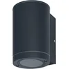 Image de LEDVANCE Applique murale à LED pour 1x source lumineuse GU10, éclairage pour l'extérieur, pour éclairage indirect unilatéral, en aluminium de haute qualité gris foncé, ENDURA BEAM Wall UpDown GU10