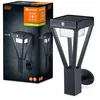 Image de LEDVANCE ENDURA SOLAR BOUQUET WALL SENSOR 36,5cm - applique solaire avec détecteur de mouvement, lampe de jardin, 3 modes de fonctionnement, 6W, 3000K, 200-550 lumen, IP44, noir