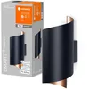 Image de LEDVANCE ORBIS TWIST SMART+ Wi-Fi luminaire, applique LED à gradation, 12W, température de couleur de 3000-6500K, 600 lumen, combinaison de couleurs noir/cuivre, forme cylindrique renversée, 23x12cm