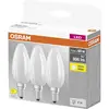Image de OSRAM HOMELIGHTING 4058075592551 LED CEE D (A - G) E14 forme de flamme 5.5 W = 60 W blanc chaud (Ø x L) 35 mm x 100 mm 3 pc(s)