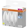 Image de OSRAM HOMELIGHTING 4058075592575 LED CEE D (A - G) E14 forme de flamme 5.5 W = 60 W blanc froid (Ø x L) 35 mm x 100 mm 3 pc(s)