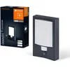 Image de LEDVANCE Applique extérieur SMART+ + n° de maison et caméra, blanc chaud 3000K, boîtier en polycarbonate de haute qualité gris foncé, haut-parleur intégré, carte mémoire, technologie WiFi intelligente