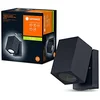 Image de LEDVANCE Applique d'extérieur ENDURA Classic Cube ADJ WALL, noire, culot GU10 (max 35W), peut être équipée d'une lampe normale ou intelligente, tête orientable, protection IP44