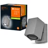 Image de LEDVANCE Applique d'extérieur ENDURA Classic Cube ADJ WALL, argent, culot GU10 (max 35W), peut être équipée d'une lampe normale ou intelligente, tête orientable, protection IP44