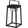 Image de LEDVANCE Lampe de table solaire d'extérieur Bluetooth SMART+, blanc chaud 3000K + couleur, utilisable sans alimentation, jusqu'à 6,5 h d'autonomie à 100% de lumière, rechargeable, protection IP44,noir