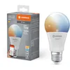 Image de LEDVANCE SMART+ WIFI LED lamp, frosted look, 9.5W, 1055lm, classic bulb shape with E27 base, adjustable white light, dimmable, app or voice control, life of up to 20,000 hours