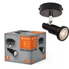 Image de LEDVANCE LED Spot 1X3.4W 927 GU10 BK LEDV, Acier Inoxydable, 3.4 W, Black