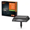Image de LEDVANCE Lampe d’extérieur ENDURA STYLE SQUARE WALL, 1,2W, 60lm, gris foncé, éclairage indirect, batterie rechargeable, IP65, température de couleur 3000K, ton blanc chaud, applique murale