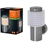 Image de LEDVANCE Éclairage extérieur ENDURA STYLE RONDO WALL, 9W, 700lm, applique murale, acier inoxydable, classe de protection IP44, température de couleur 3000K, ton blanc chaud