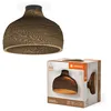 Image de LEDVANCE Decor Cardboard Hat marron en carton ondulé, léger, E27, diamètre 360   mm, abat-jour en matériau recyclé, durabgrâce à une source lumineuse remplaçable, facià installer