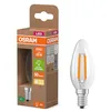 Image de Osram en forme de mini bouclassique, avec filament LED décoratif, classe d'efficacité énergétique A, E14, 1,2 W, 255 lm, 2700 K, blanc chaud. Sans échauffement, 100% d'éclairage immédiat.