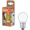 Image de Osram en forme de mini bouclassique, avec filament LED décoratif, classe d'efficacité énergétique A, E27, 1,2 W, 255 lm, 2700 K, blanc chaud. Sans échauffement, 100% d'éclairage immédiat.