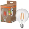 Image de Osram de forme Edison classique, avec filament LED décoratif, classe d'efficacité énergétique A, E27, 5 W, 1055 lm, 4000 K, blanc froid. Sans échauffement, 100% d'éclairage immédiat.