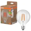 Image de Osram de forme Edison classique, avec filament LED décoratif, classe d'efficacité énergétique A, E27, 5 W, 1055 lm, 2700 K, blanc chaud. Sans échauffement, 100% d'éclairage immédiat.