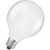 Image de OSRAM en forme de globe classique, avec filament LED décoratif au design givré, classe d'efficacité énergétique A, E27, 5 W, 1055 lm, 4000 K, blanc froid. Sans échauffement, 100% lumière immédiatement