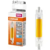 Image de Osram Lampe LED multicolore fine LED Slim Line avec culot R7s Retrofit, 4,5 W / 470 lm, lumière blanche froide claire de 4000 K, non dimmable, IP20, verre sans plomb, diamètre 16 mm.