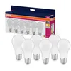 Image de Osram LED Star VALUE A60, pack avantage de 6 lampes, remplace les ampoules 60W classiques, blanc chaud (2700K), 8W, E27, verre mat, non dimmable