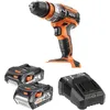 Image de AEG - Perceuse-visseuse à percussion 18V, 60 Nm, 2 batt. Pro lithium 4,0 Ah, chargeur, mandrin amovible 13 mm, en coffret