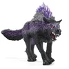 Image de Schleich ELDRADOR Creatures 42554 - Figurine Loup des Ténèbres - Jouet Loup au Pelage Violet et Dos Transparent - Jouet Durable pour Garçons et Filles - Cadeau pour Enfants dès 7 Ans