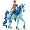 Image de Schleich BAYALA | Aryon sur Sa Licorne 70718 | 8 x 15 x 18 cm