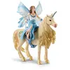 Image de Schleich BAYALA 42508 - Ensemble de 4 Pièces avec Fée Eyela et sa Licorne Dorée - Jouet Amusant et Durable aux Détails Scintillants - pour Garçons et Filles - Cadeau pour Enfants à Partir de 5 Ans