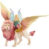 Image de Schleich BAYALA | Fée sur Lion ailé 70714 | Lion avec Ailes Mobiles et Aimant | idée Cadeau pour Filles et garçons | Magnifiques Figurines de Collection | Figurine dès 5 Ans | 25 x 8 x 19 cm