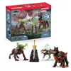 Image de Schleich ELDRADOR Creatures | Coffret de départ 72179 avec cerbère, Loup des neiges, Monstre de Pierre et Super-Arme | Figurines ELDRADOR de Jouet dès 7 Ans | 5 pièces | exclusivité Amazon