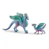 Image de Schleich BAYALA | Dragon Fleuri et bébé Dragon 70592 | dès 5 Ans | 2 pièces