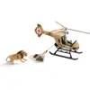 Image de Schleich 42476 Hélicoptère pour Sauvetage d’Animaux, dès 3 Ans, Wild Life - Coffret, 24,3 x 8,3 x 18,7 cm