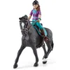 Image de Schleich Horse Club | Lisa & Storm 42541 | Figurine Fille articulée avec Cheval, Selle et Accessoires | Cadeau pour Filles et garçons | Jouet Cheval dès 5 Ans | 10 pièces | exclusivité Amazon