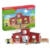 Image de Schleich Farm World | Grande Ferme Rouge avec Maison 42606 | Coffret avec Maison, Fermier, Vache, Cochon, Chat, Souris et Accessoires | Jouet de Ferme réaliste pour Enfants dès 3 Ans | 92 pièces