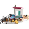 Image de schleich HORSE CLUB | Box pour jument et poulain 42611 | box, 2 chevaux, paddock et accessoires | cadeau pour filles et garçons | jouet cheval dès 5 ans | coffret 34 pièces