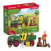 Image de Schleich Farm World | Fermier forestier avec véhicule 42659 | Paul Le Fermier, Chien, 4x4 & Accessoires | Figurines d’Animaux réalistes | Idée Cadeau Enfants | Jouet Ferme dès 3 Ans | 49 pièces