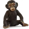 Image de Schleich 14884 Jeune Chimpanzé, dès 3 Ans, Wild Life - Figurine, 5 x 4 x 4 cm