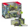 Image de Schleich 42677 BattleCave Caméléon de Pierre, dès 7 Ans, ELDRADOR Creatures - Coffret, 34 pièces