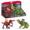 Image de Schleich ELDRADOR Creatures | Dinosaure de Feu vs. Lézard de la Jungle 70834 | Figurines détaillées à Collectionner et à Jouer | Cadeau pour Enfants dès 7 Ans | Coffret de 2 pièces