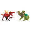 Image de Schleich Figurines D'animaux Fire Saurian Vs Jungle Lizard