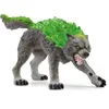 Image de Schleich ELDRADOR Creatures | Loup de Pierre 70153 | Figurine de Collection fidèle | avec Cristaux dorsaux Transparents | Cadeau Incroyable pour Filles et garçons | Jouet dès 7 Ans | 9 × 14 × 7 cm