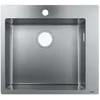 Image de hansgrohe S71 S711-F450 Evier encastré 450, acier inoxydable, 43301800
