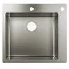 Image de hansgrohe S71 S712-F450 Evier encastré 450, acier inoxydable, 43305800