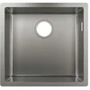 Image de hansgrohe S71 S719-U450 Evier encastré sous plan 450, acier inoxydable, 43426800