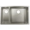 Image de hansgrohe S71 S719-U655 Evier encastré sous plan 180/450, acier inoxydable, 43429800