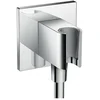 Image de AXOR ShowerSolutions Fixfit Support de douchette carré Chromé