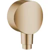Image de hansgrohe Raccord mural FixFit S - Raccord de tuyau avec clapet anti-retour - Bronze brossé