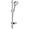 Image de hansgrohe Raindance Select S Ensemble de douche 120 3 jet PowderRain avec barre Unica'S puro 65 cm et porte-savon, chromé, 27654000