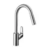 Image de hansgrohe Focus M41 Mitigeur de cuisine pivotant, avec douchette extractible, 31833000,