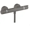 Image de hansgrohe Ecostat Comfort Mitigeur Thermostatique douche, noir chromé brossé, 13116340