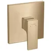 Image de hansgrohe Metropol Set de finition pour mitigeur douche encastré, poignée manette, bronze brossé, 32565140